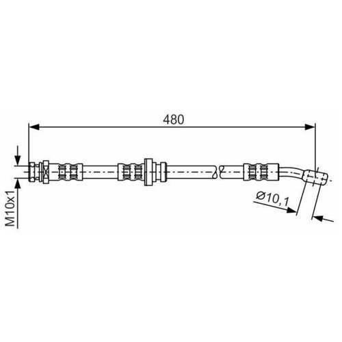 Тормозной шланг Bosch 1987481065