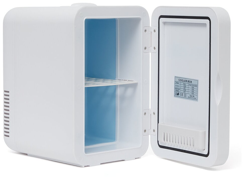 COOLBOXBEAUTY Мини-холодильник для косметики и лекарств Comfy белый 6 литров