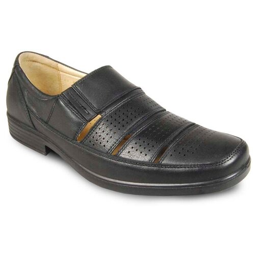Туфли Riveri, натуральная кожа, полнота 7, размер 44, черный