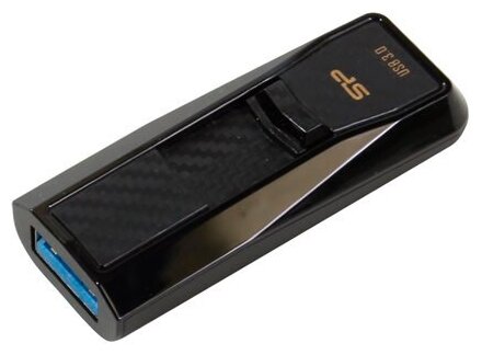 Флешка USB SILICON POWER Blaze B50 32Гб, USB3.0, черный [sp032gbuf3b50v1k] - фото №6