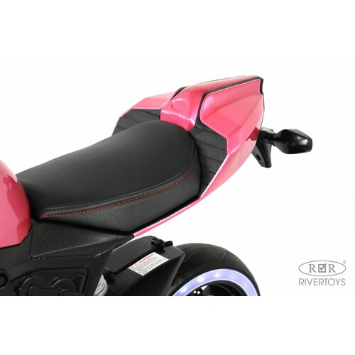 RiverToys Детский электромотоцикл X003XX розовый глянец