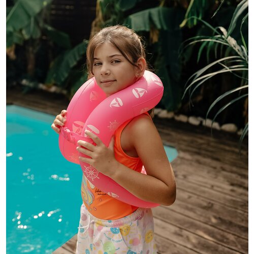 Жилет-восьмерка для плавания детский, размер М, China Dans, надувной, цвет розовый, для детей