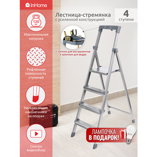 Лестница металлическая с лотком InHome INLT24 4312₽