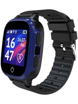 фото Детские смарт-часы Aimoto Lite, 1.44", 2G, звонки, SOS, история перемещений, сообщения, черные