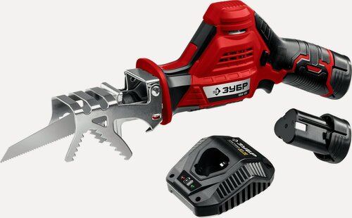 Изображение товара Пила сабельная аккумуляторная ЗУБР СПЛ-125-22
