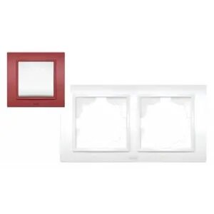 Рамка EL-BI Zena 2 постовая цвет бордовый 500-012210-226