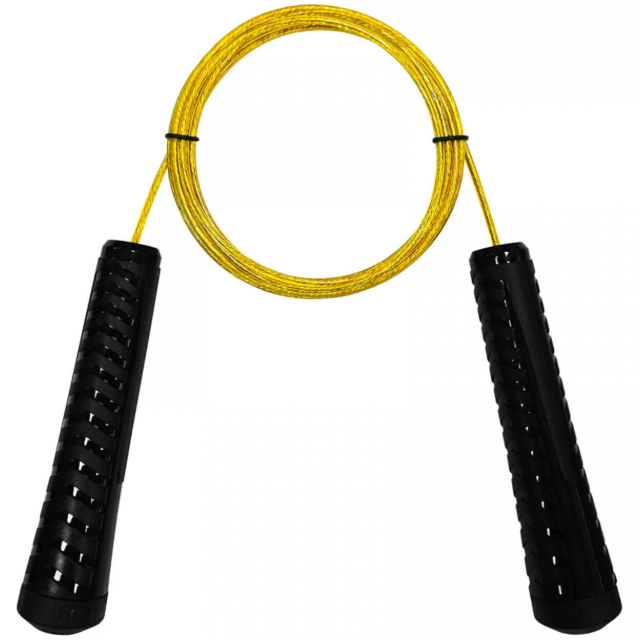 Скакалка FORTIUS 3 м метал трос (желтый)