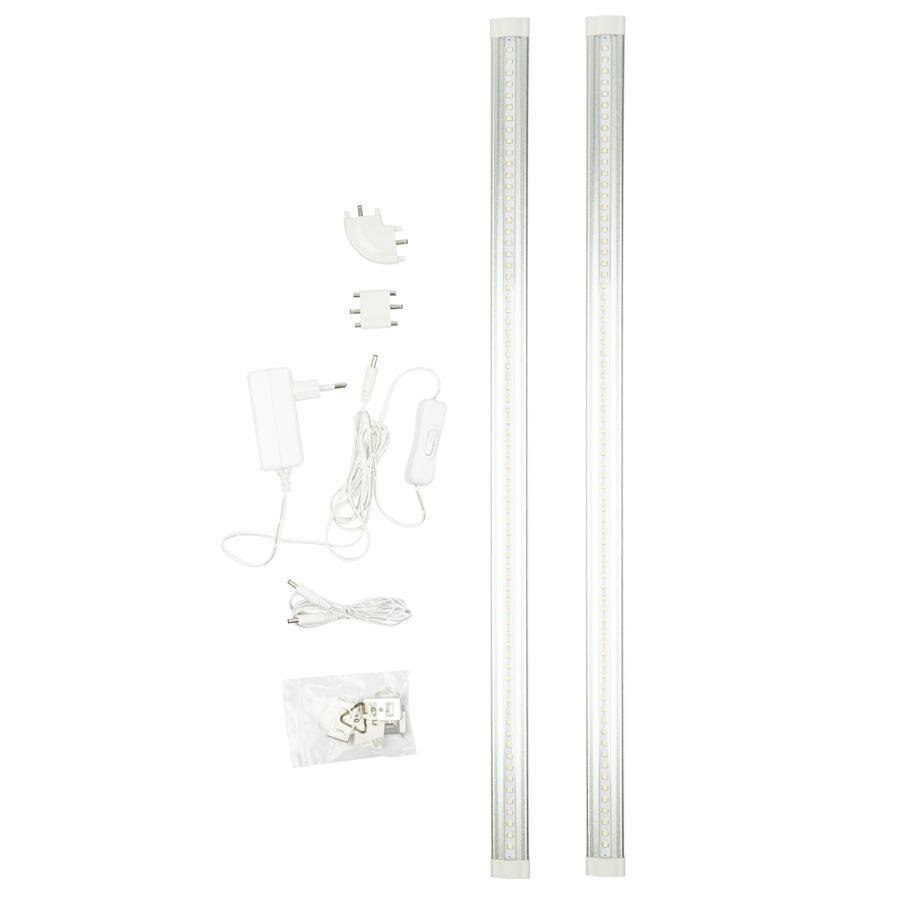 Uniel Мебельный светодиодный светильник Uniel ULM ULM-F45-2X6W/4500K IP20 Silver