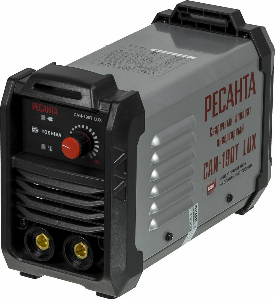 Сварочный аппарат Ресанта САИ-190Т LUX инвертор ММА DC 7.2кВт (65/70)