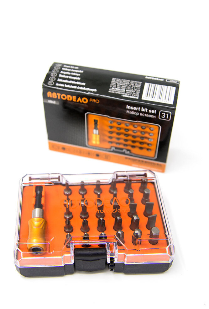 Набор вставок бит 31 предмет в кейсе АвтоДело — фото 1