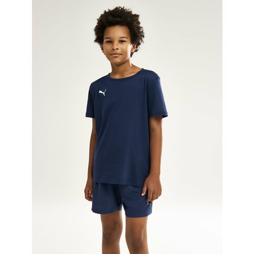 фото Футболка спортивная puma teamgoal 23 casuals tee, размер 152, темно-синий