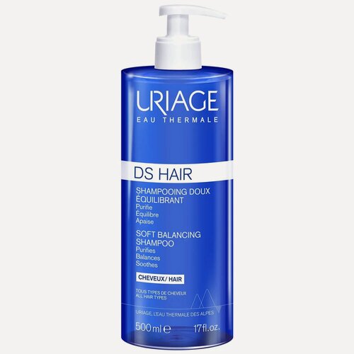 Изображение товара Шампунь URIAGE "DS Hair", мягкий, балансирующий, для всех типов, 500мл