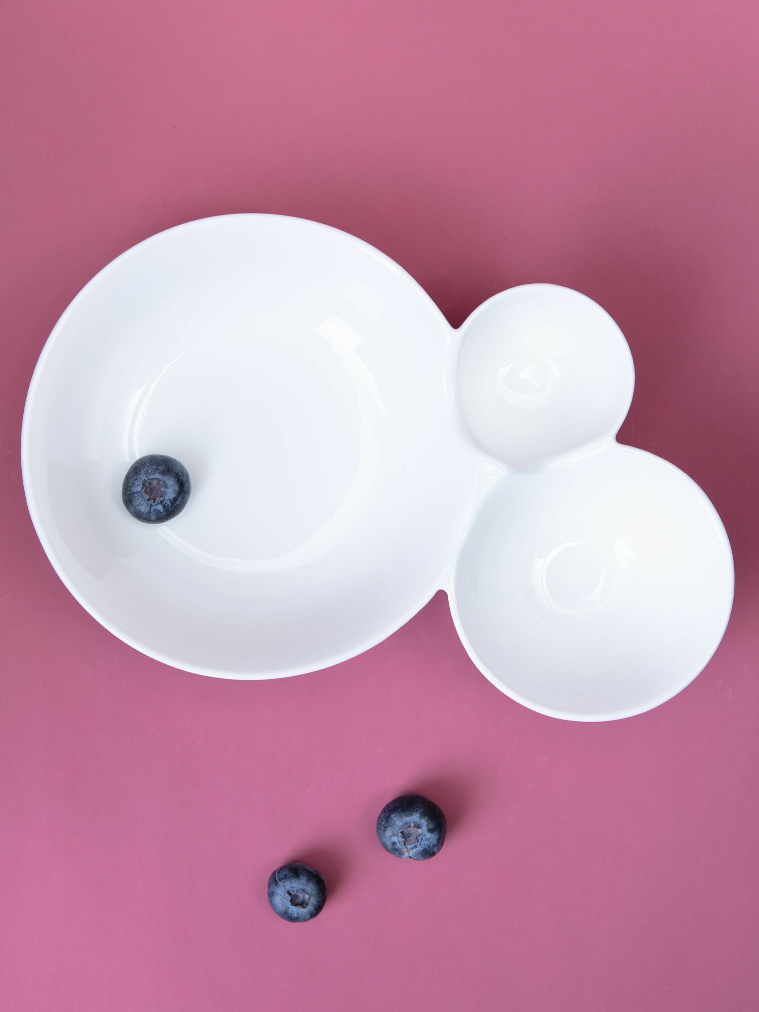 Менажница Lefard "Pearl", 3 секции, 24,5 х 15,5 х 4,5 см, фарфоровая — фото 1