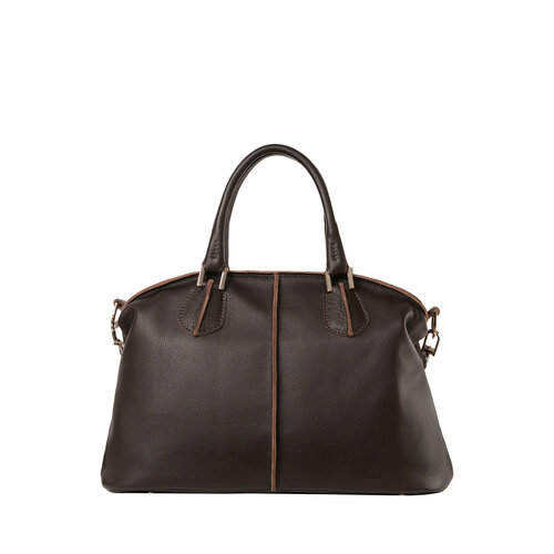 Сумка тоут Igermann, фактура зернистая, коричневый