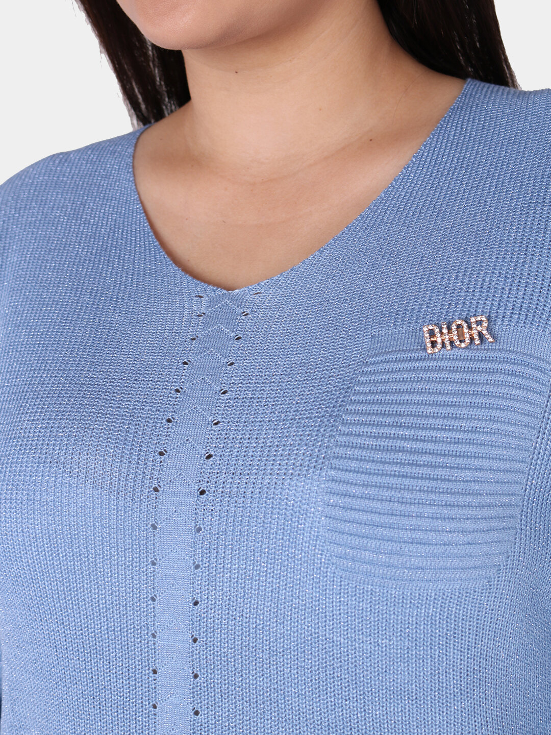 Свитер размер One Size, , небесно-голубой — фото 1