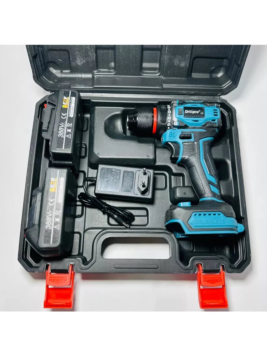 Шуруповерт бесщёточный аккумуляторный ДриллПро — фото 1