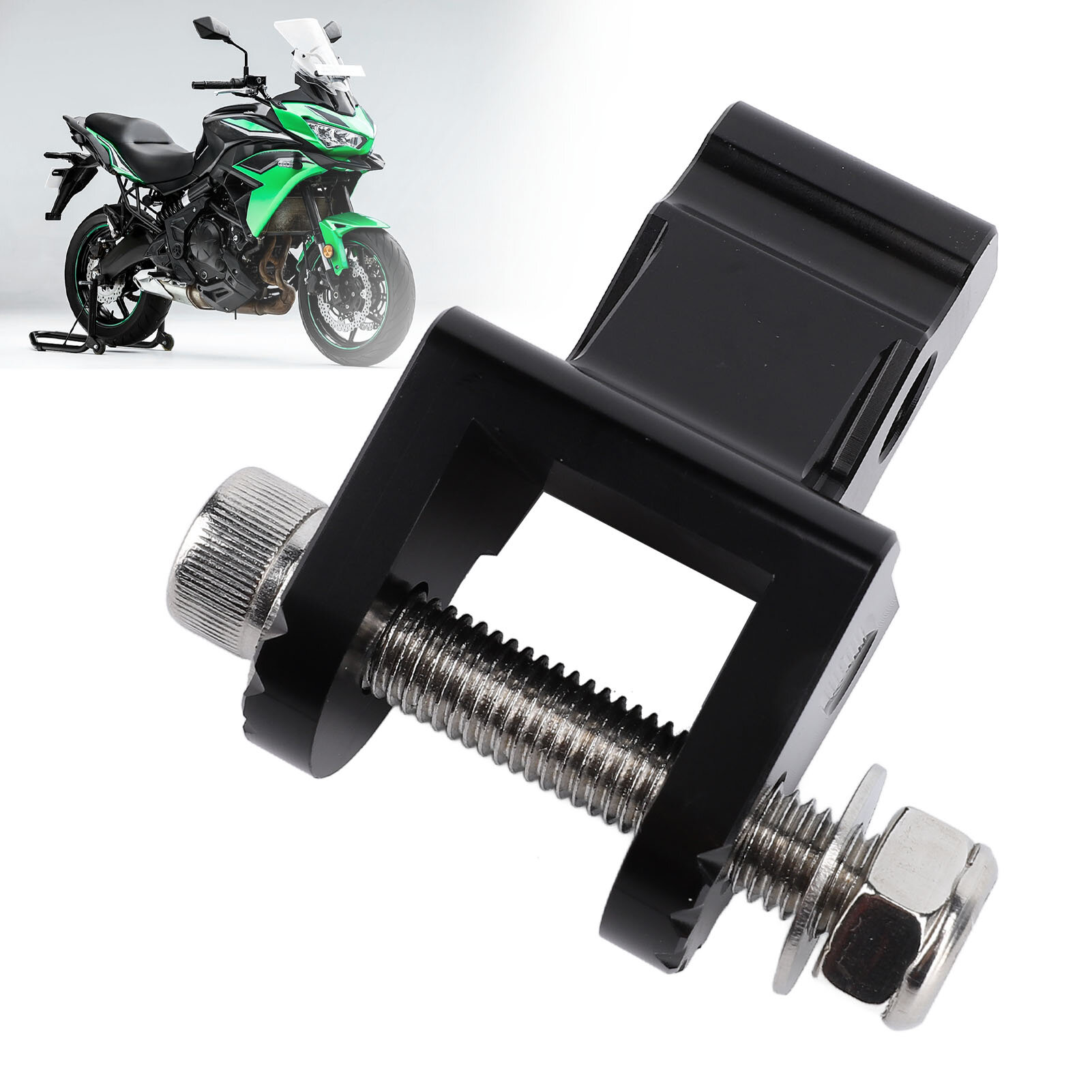 Комплект для опускания подвески мотоцикла из алюминиевого сплава черного цвета повышение комфорта улучшенная устойчивость крепление подвески