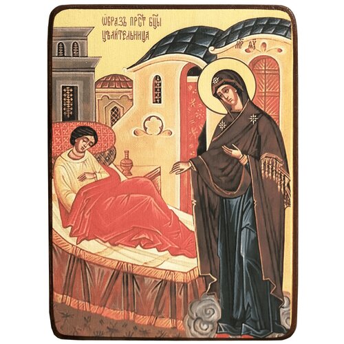 Икона Целительница Божией Матери, размер 19 х 27 см