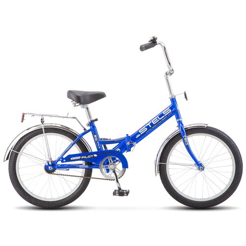 Городской велосипед STELS Pilot-310 20 Z010 (2022) рама 13 Синий велосипед для мальчиков stern attack 1 0 24 2022 синий