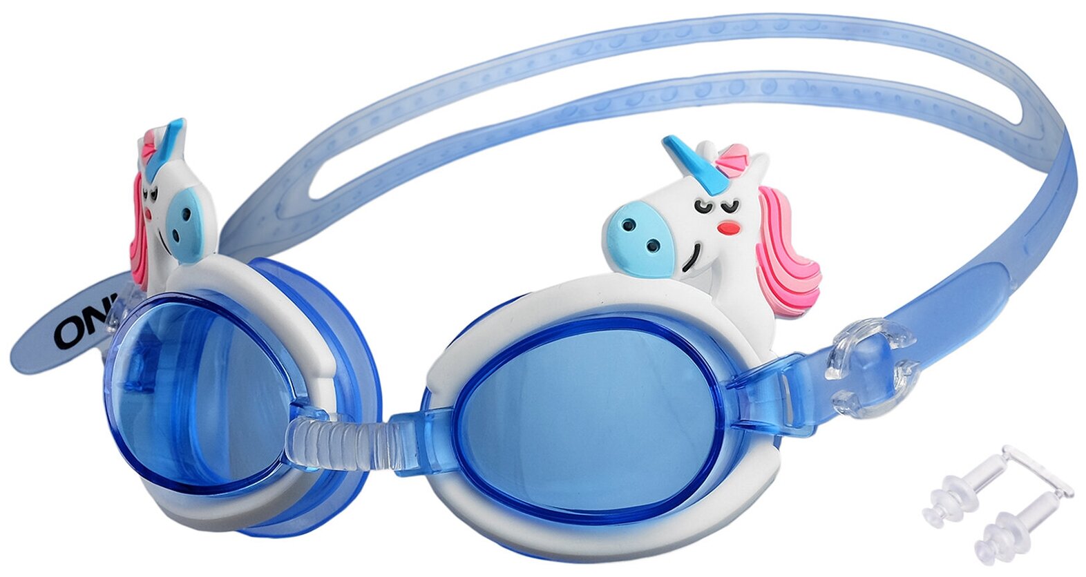 Очки для плавания «Единорог» детские цвета микс