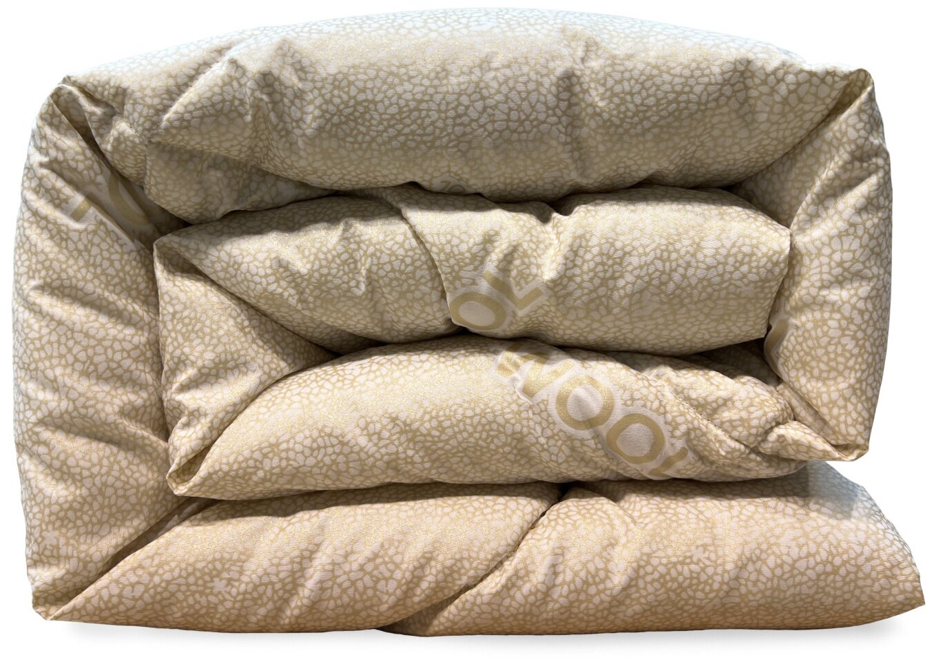 Одеяло "Золотое Руно" 1.5 спальное, 140 х 205, теплое зимнее, Овечья шерсть