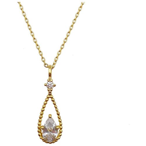Чокер WASABI jewell, кристалл, длина 36 см, золотой