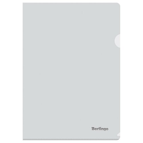 Папка-уголок Berlingo, А4, 180мкм, прозрачная бесцветная, упаковка 20 шт. папка уголок berlingo starlight а4 180мкм прозрачная салатовая упаковка 20 шт
