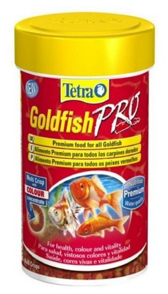 TetraGoldfish Pro корм для золотых рыбок в чипсах 100 мл - фотография № 10