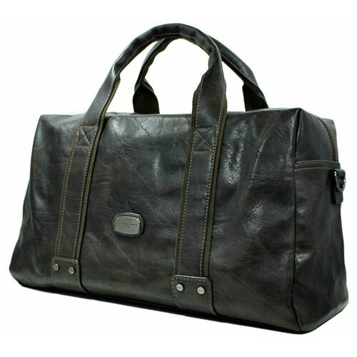Стильная, влагозащитная, надежная и практичная мужская сумка из экокожи David Jones 3941-1D/темно-хаки