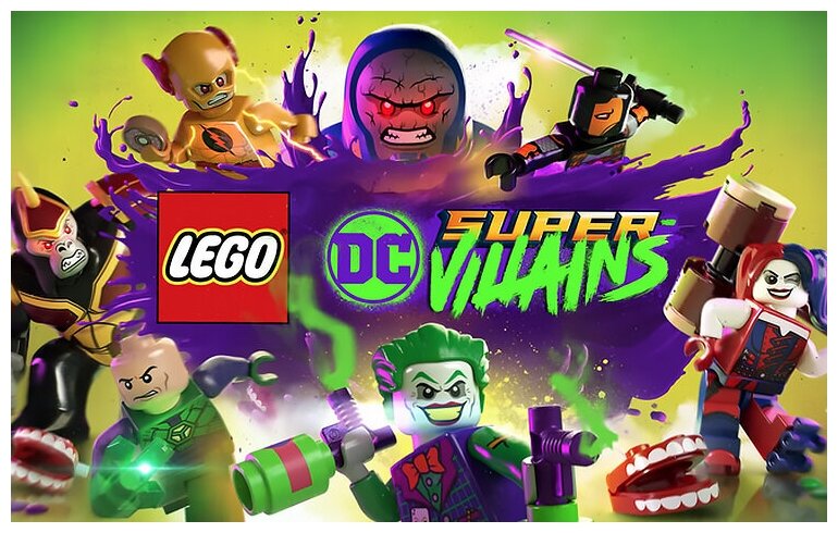 LEGO DC Super-Villains, электронный ключ (активация в Steam, платформа PC), право на использование