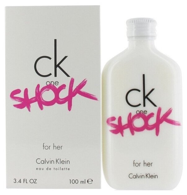 Calvin Klein, CK One Shock For Her, 100 мл, туалетная вода женская