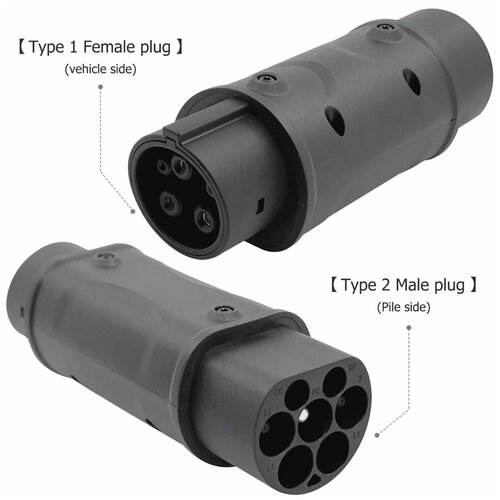 Адаптер переходник зарядного устройства Type 2 - Type 1 J1772 690000₽