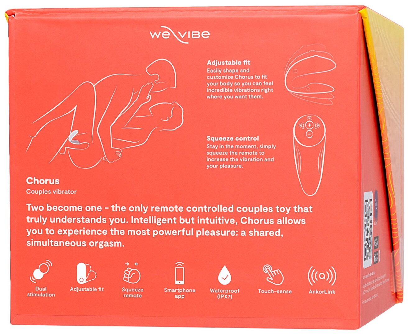 Chorus Couples Vibrator With New Squeeze Control