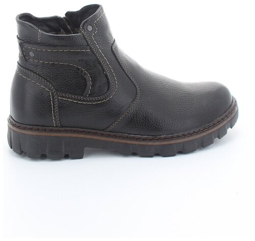 Ботинки Тофа, зимние, натуральная кожа, размер 45, черный