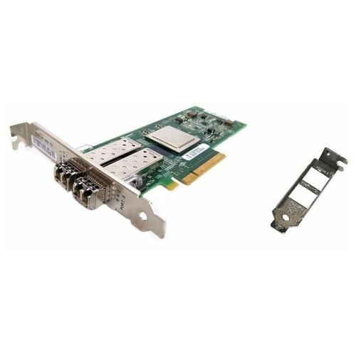 Контроллеры Dell Контроллер 406-BBEK, 406-10695 DELL QLogic 2562 DP 8Gb Fibre Channel Full Height