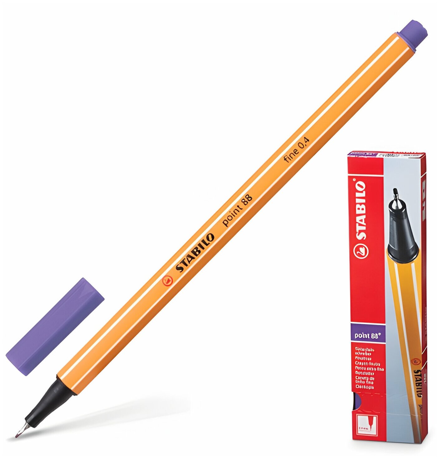 STABILO Ручка капиллярная Stabilo Point 88 0.4 мм