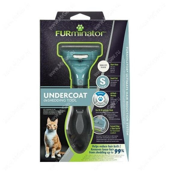 FURminator FURflex против линьки для короткошерстных кошек мелких пород - фотография № 6