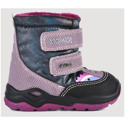 фото Ботинки primigi, ж цвет сиреневый/т.синий/- , размер 27