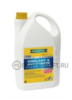 4014835755253 Антифриз Концентрат Жёлтый Ravenol Ttc Traditional Technology Cool Ravenol арт. 4014835755253