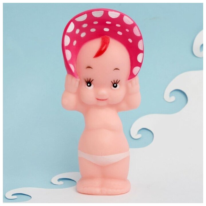 Игрушка для ванны «Девочка в шляпе»