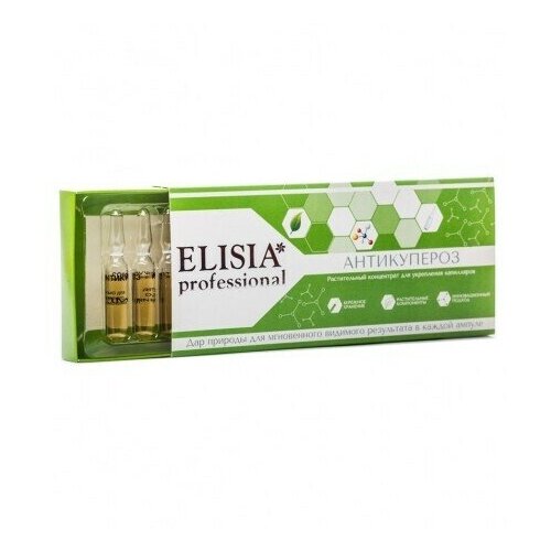 Elisia антикупероз для укрепления капилляров ампулы 2мл*10, ампулы красоты