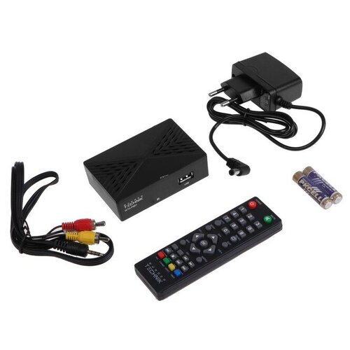 Приставка для цифрового ТВ Wunder Technik WT2-P901,FullHD,DVB-T2, HDMI, USB, SmartTV, чёрная