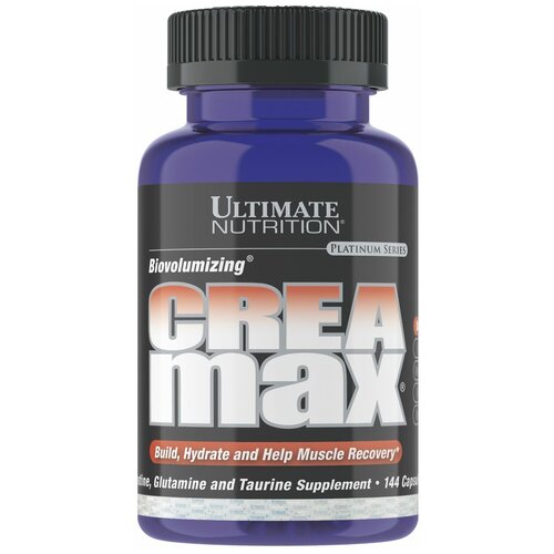 Креатиновый комплекс Ultimate Nutrition CREAMAX 144 капсул crea max ultimate nutrition 144 кап