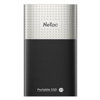 Netac Z9 128GB USB 3.2 Gen 2 Type-C External SSD, R/W up to 510MB/440MB/s, with USB-C to USB-A cable and USB-A to USB-C adapter 3Y wty