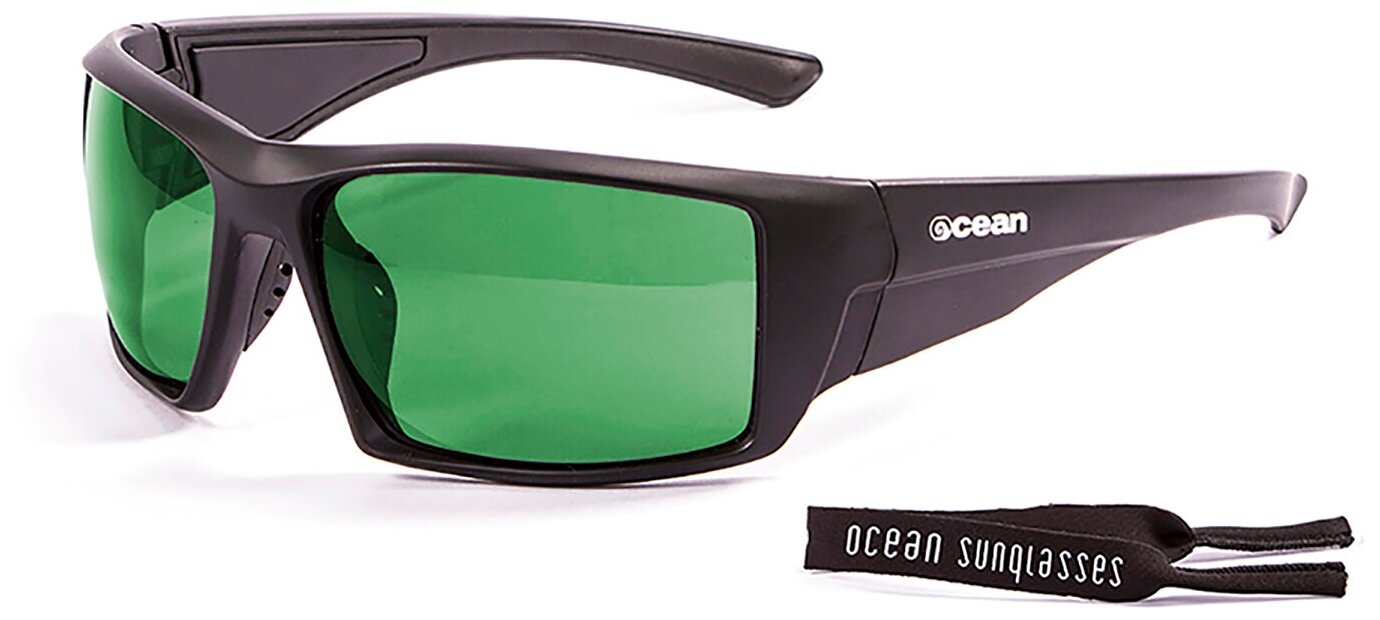Солнцезащитные очки OCEAN  OCEAN Aruba Matt Black / Green Polarized lenses