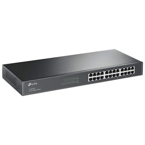Коммутатор TP-LINK TL-SG1024 24-port Gigabit Switch 24 101001000M RJ45 ports 1U 19-inch rack-mountable steel case 1311900₽