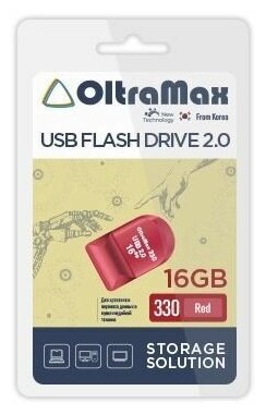 USB флэш-накопитель (OLTRAMAX OM-16GB-330-Red)