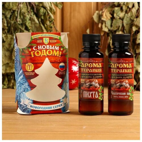 Набор 2 ароматизатора С новым годом по 100 мл 373₽