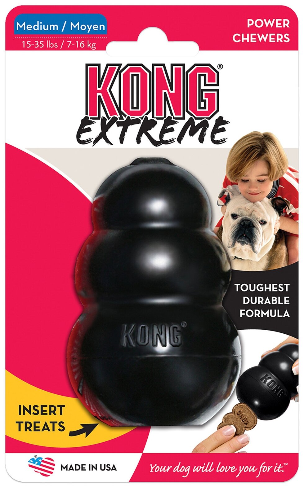 Игрушка для собак KONG M очень прочная средняя, 8х6 см - фото №10