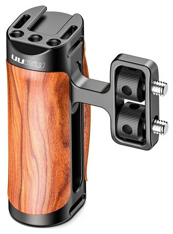 Ручка Ulanzi UURig R075, Universal Wooden Side, боковая, деревянная, на 2 винта 1/4